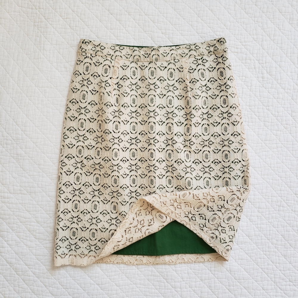 Anthropologie Edme & Esyllte Lace Skirt, Size 6